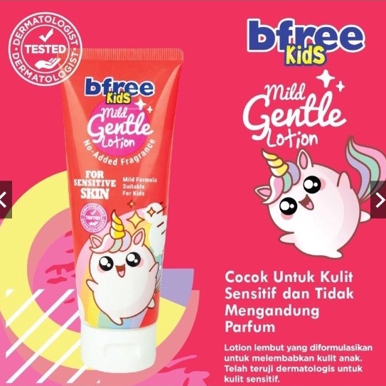 RM! READY ~ BFREE KIDS LOTION - MILD GANTLE LOTION - SUNSCREEN LOTION - DAILY LOTION - BED TIME LOTION ANAK DAN BAYI BPOM