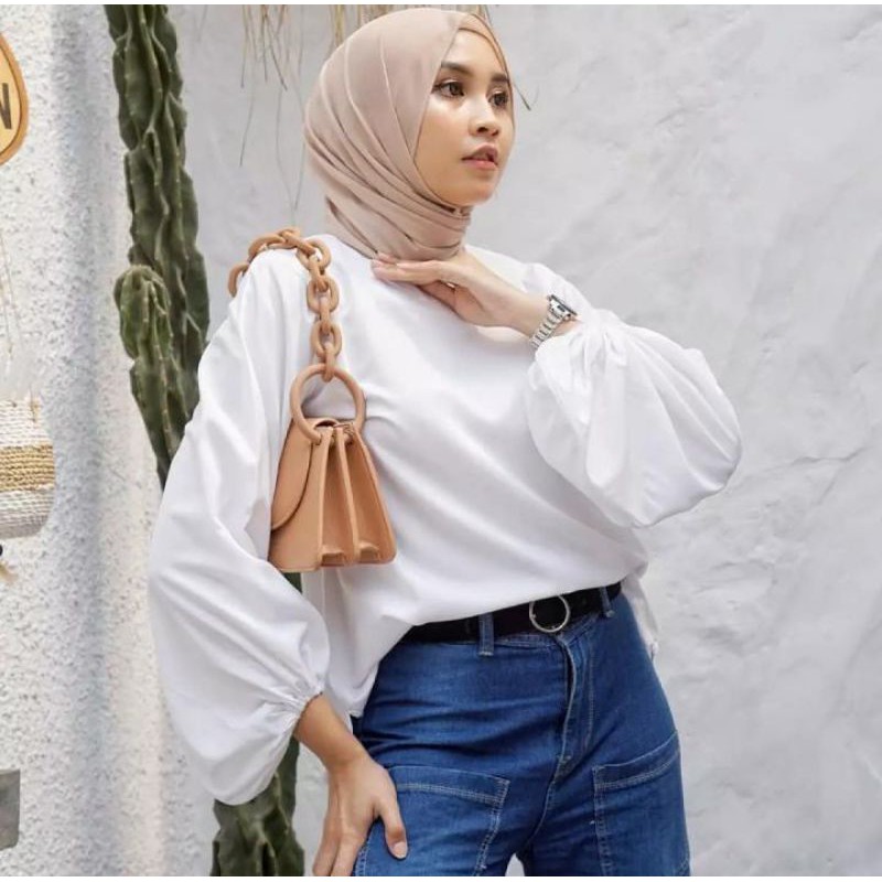 Atasan wanita terbaru Luna blus baju murah kekinian