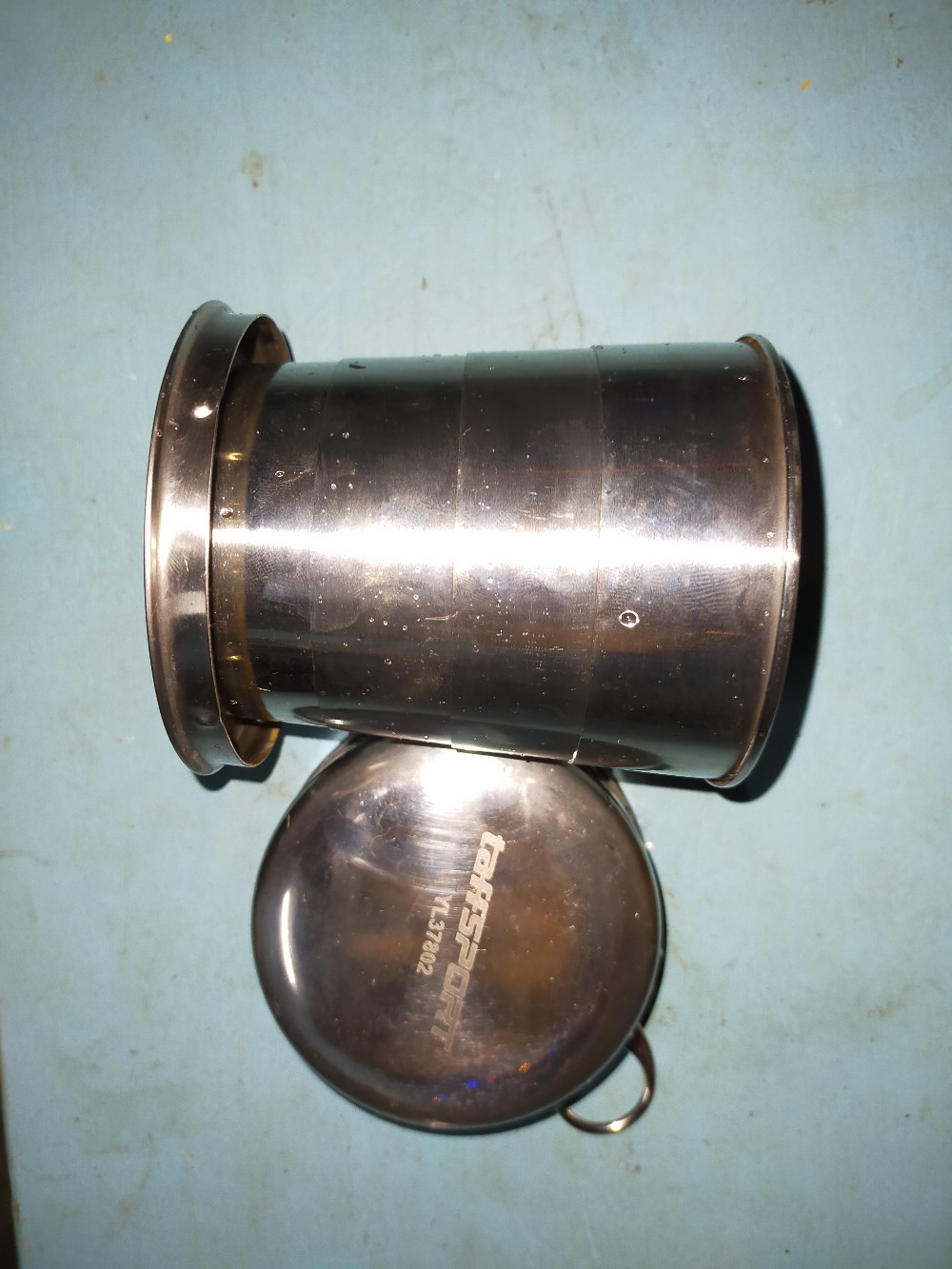 Gelas Cangkir Lipat Folding Cup Bpa Free Stainless Steel 75ml - 240ml