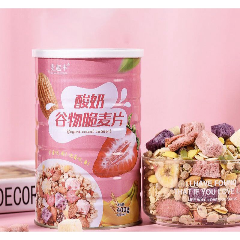 (HALAL) 麦趣丰麦片 YOGURT FRUIT CEREAL OATMEAL MAIQUFENG SEREAL BUAH SEHAT