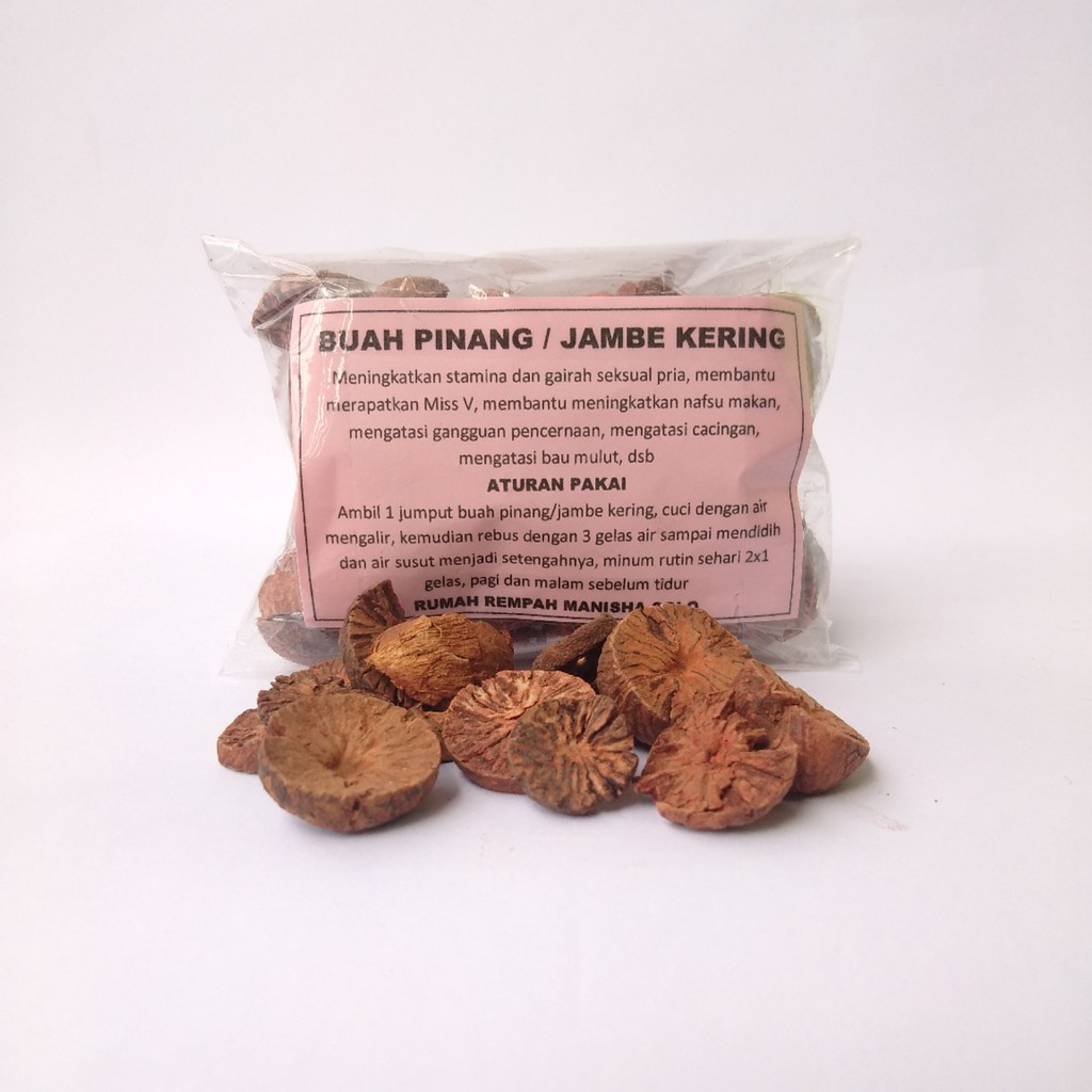 Buah Pinang / Jambe Kering 100gr