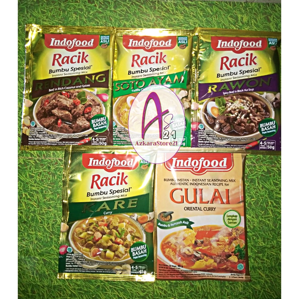 Jual INDOFOOD Bumbu Instant Rendang / Rawon / SOTO AYAM / Kare / opor