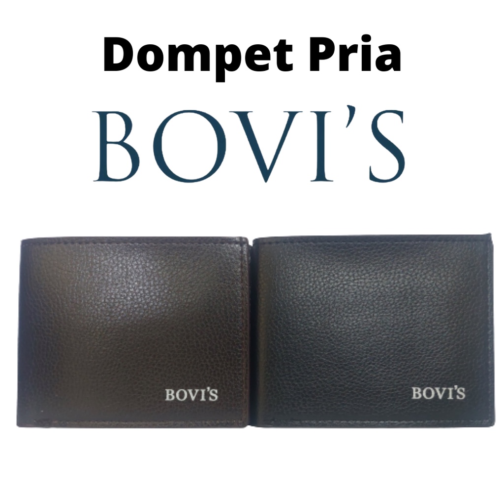 Dompet Pria Lipat Import Original Bovis Bahan Sintetis Premium Model Terbaru Keren Anak Muda Harga Murah Terjangkau