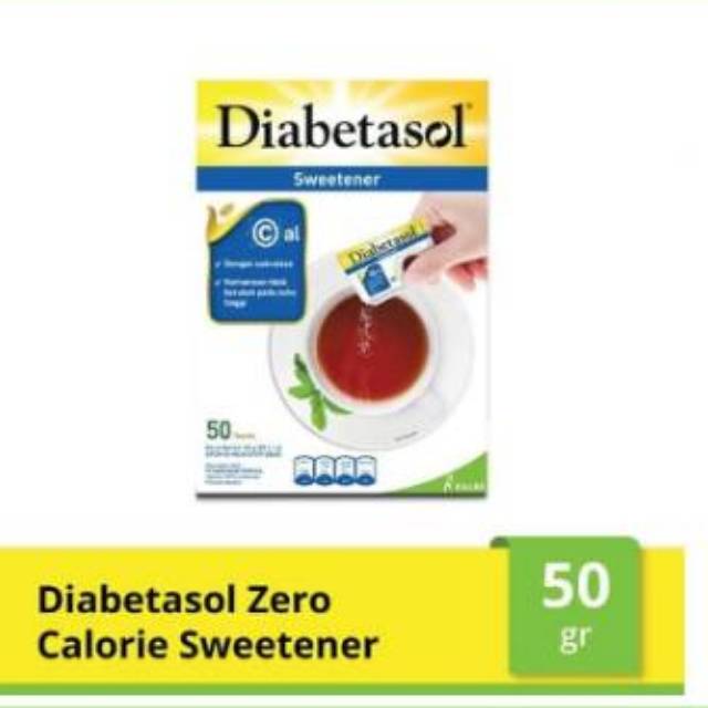 

DIABETASOL Sweetener 50 Sachet @1gr Zero Calorie Gula Box