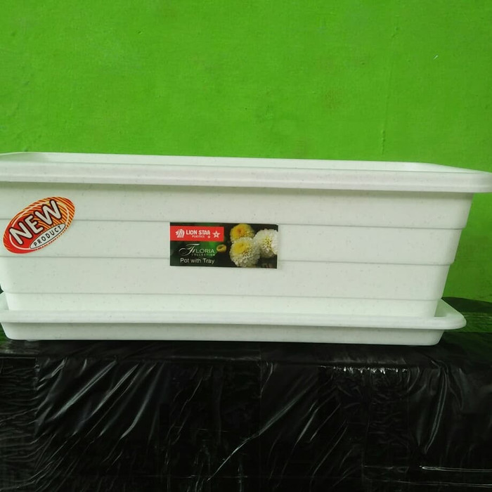 Pot Panjang + Tatakan//Merk Lion Star