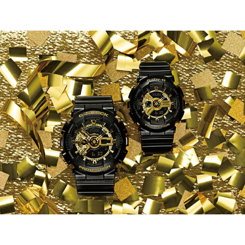 Jam Tangan Couple Merk G-Shock & Baby-G Original Bm Baterai Free Box Set