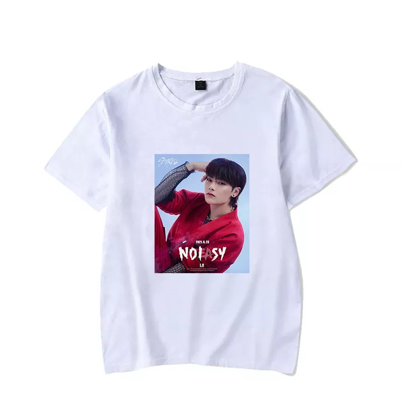 Kaos Stray Kids No Easy Oversize Murah T-shirt Member Stray Kids KPop Baju Straykids Wego Jumbo XXL