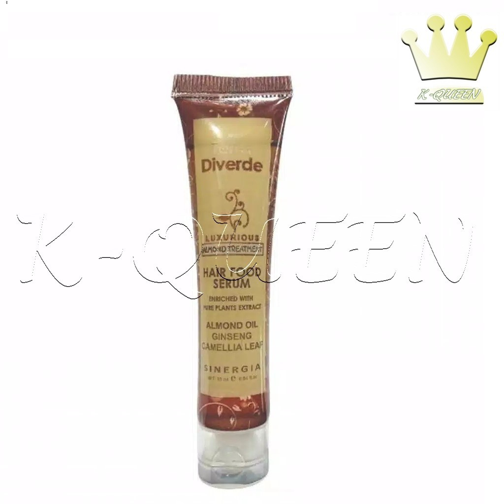 SINERGIA Terra Diverde Hair Food Serum Almond 16ml Ilvasto Serum Rambut Bercabang / Rusak / Kering