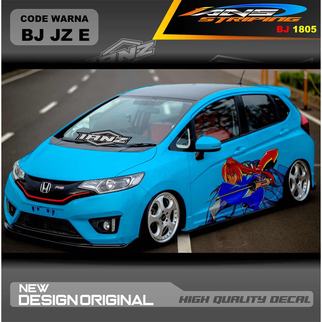 STIKER MOBIL HONDA JAZZ MOBIL AGYA AYLA AVANZA DLL / STIKER VARIASI MOBIL / DECAL STIKER MOBIL