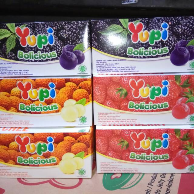 

yupi bolicious 1box isi 24pcs