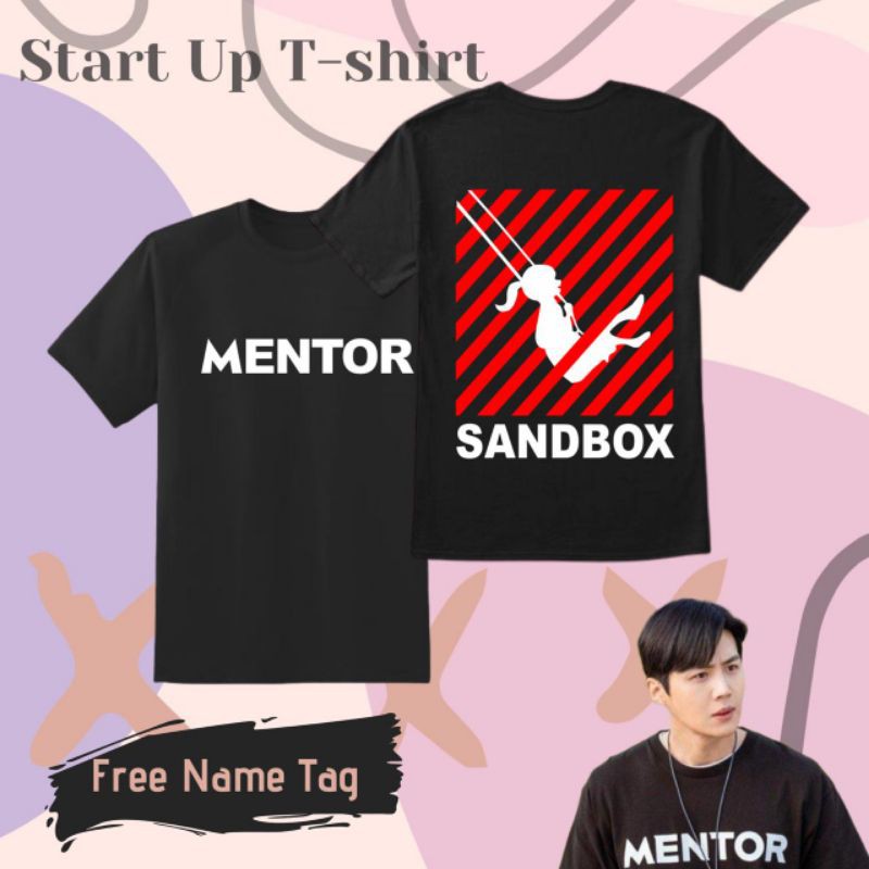 Kaos T Shirt Drama Korea Start Up Mentor Shopee Indonesia