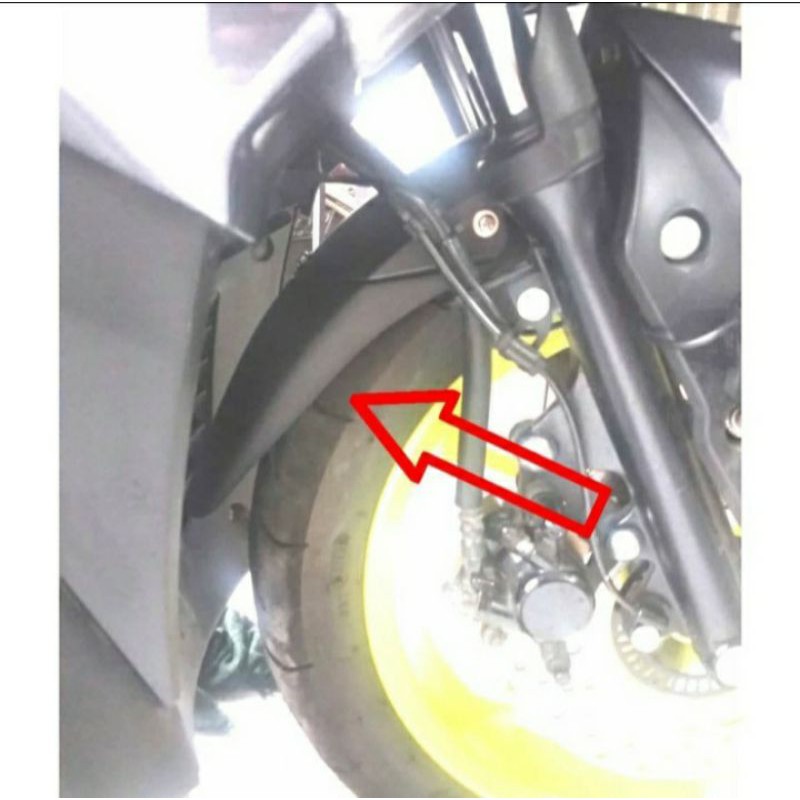 Mudflap Sambungan Spakbor Aerox 155 Dan Aerox New Connected 2021