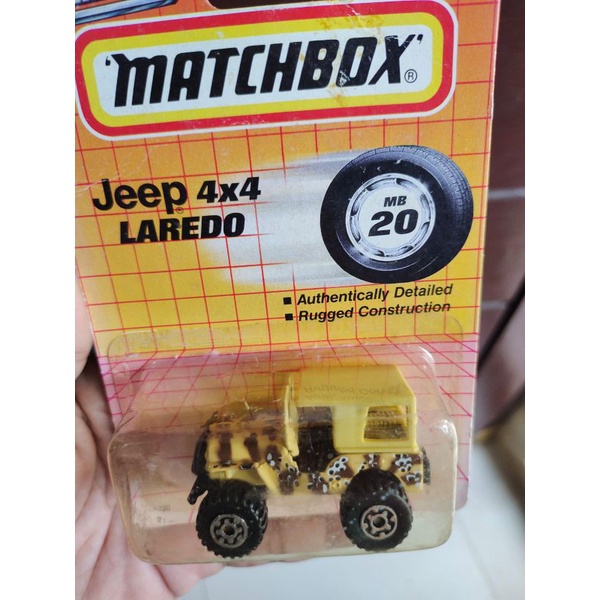 matchbox edisi lama lawas Jeep 4x4 laredo jep off road