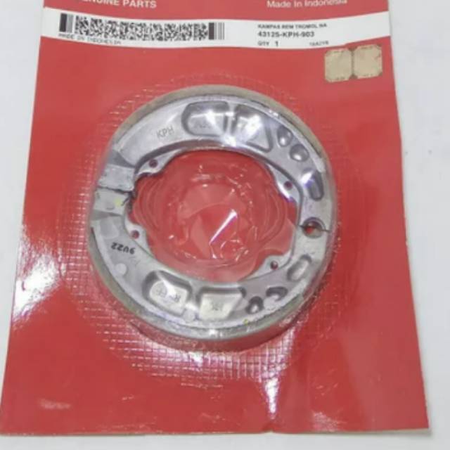 Kampas rem belakang Karisma grand supra x supra fit