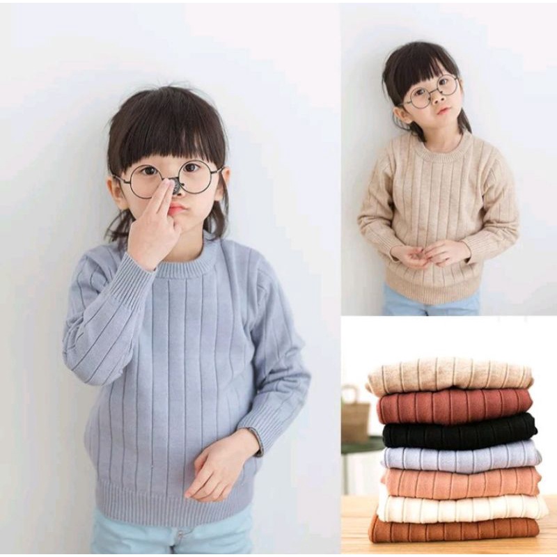 Sweater chika | sweater rajut anak | Baby sweater