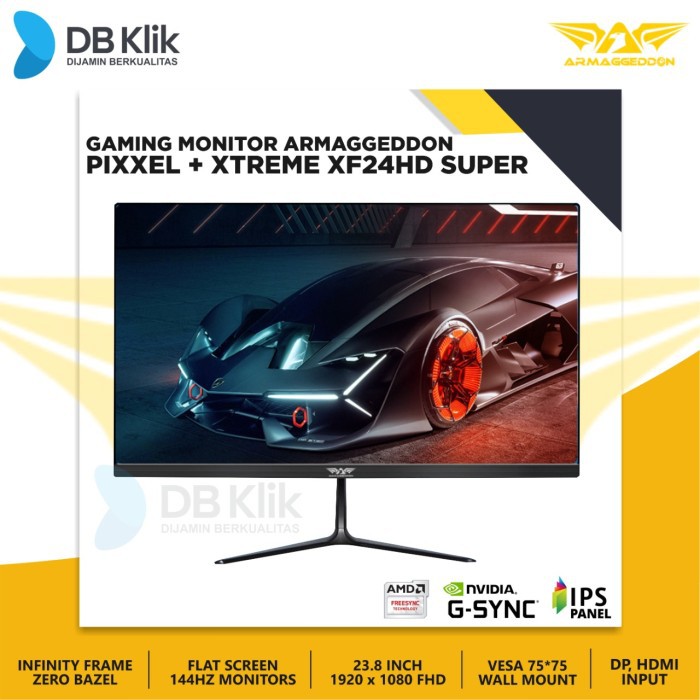 LED Monitor Gaming Armaggeddon Pixxel+ XF24HD Xtreme Super 24 144Hz