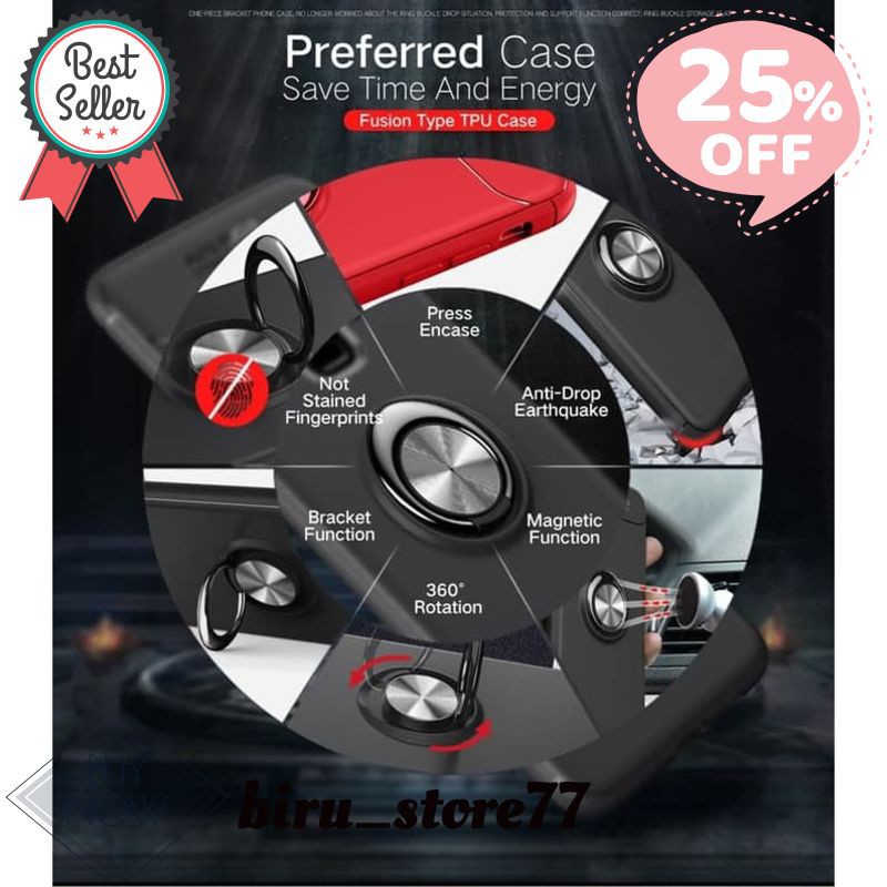 Case Autofocus Invisible Iring Samsung A6+ A6 Plus 2018 Soft Case