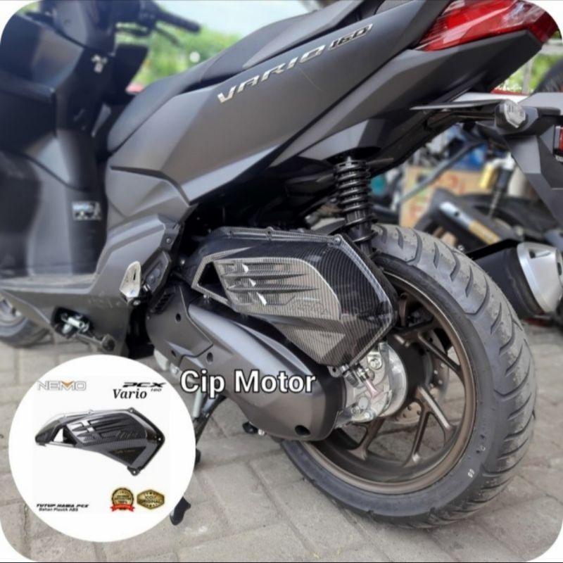 PAKET NEMO COVER TUTUP PCX 160 NEW CARBON COVER KNALPOT COVER HAWA PCX 160 RADIATOR TANGKI PAKET (COD)