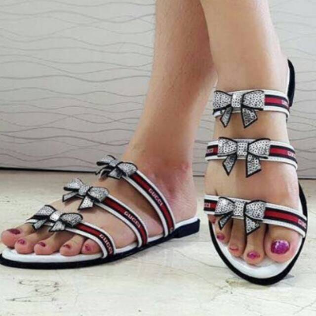 SANDAL WANITA IMPORT GUCCI PITA/ SENDAL GUCCI PITA