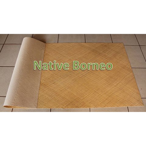 Ajiro Lembaran Cotton Backing 140x190 [P002] - Bahan Anyaman Kulit Rotan Ajiro Natural, Bahan Rotan 