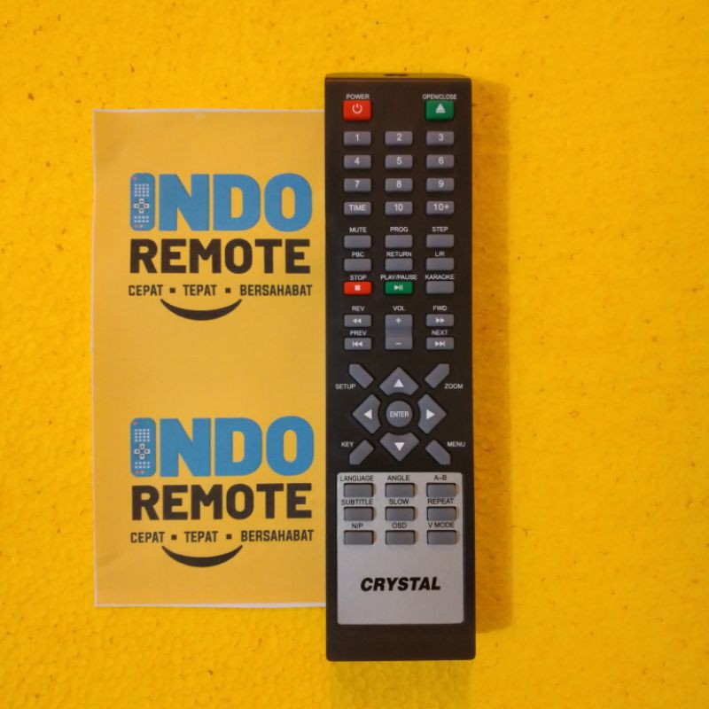 REMOTE DVD CRYSTAL ORIGINAL BARU