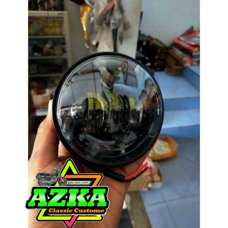 lampu depan headlamp daymaker 4,5 inch jauh dekat
