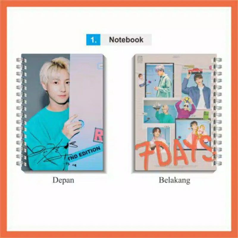 

NOTEBOOK KPOP NCT DREAM RELOAD - 7 DAYS MEMBER