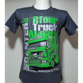  Kaos  truck  anak  Kaos  Anak  Anak  1 6 tahun Kaos  anak  