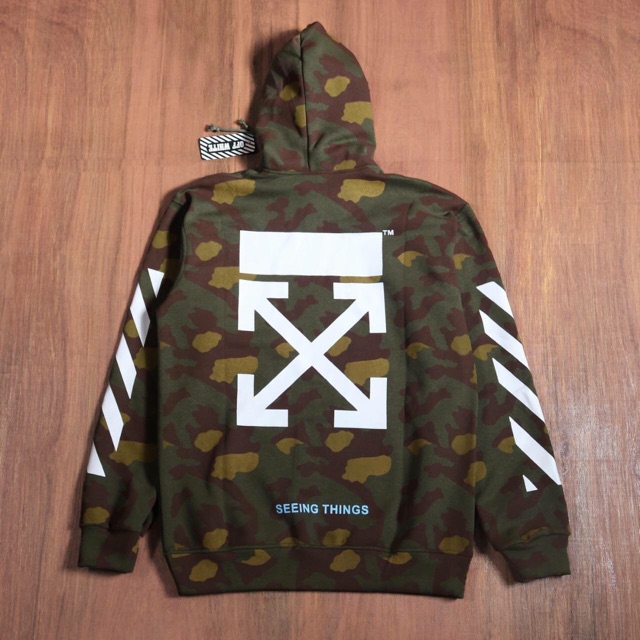 JAKET OFFWHITE CAMO / JAKET ARMY / JAKET HOODIE CAMO OFF WHITE / SWITER LORENG