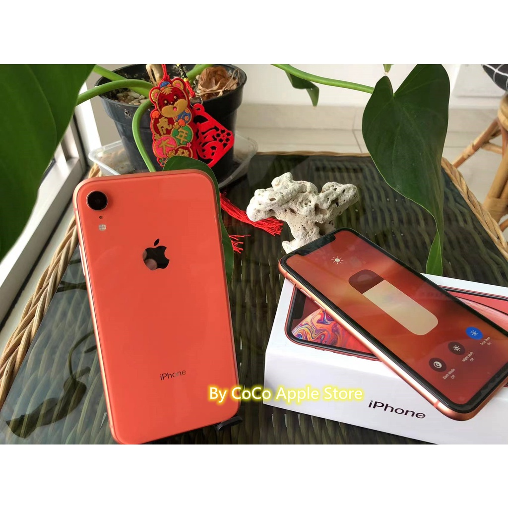 iPhoneXR 128GB All Sim Silent Fullset Original Second Mulus100% Like New 3utools All Green (Garansi 1 Tahun)