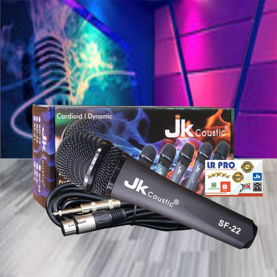 Microphone cable vocal Jk coustic SF 22 NEW/ Mic kabel JK coustic SF22