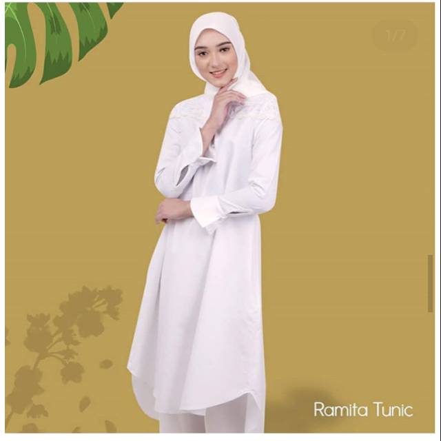Zoya tunik putih new arrival
