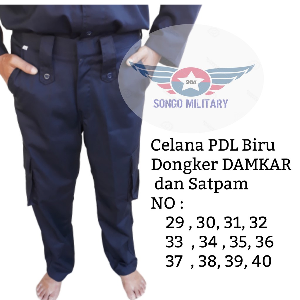 Celana Panjang PDL Biru Dongker DAMKAR Security