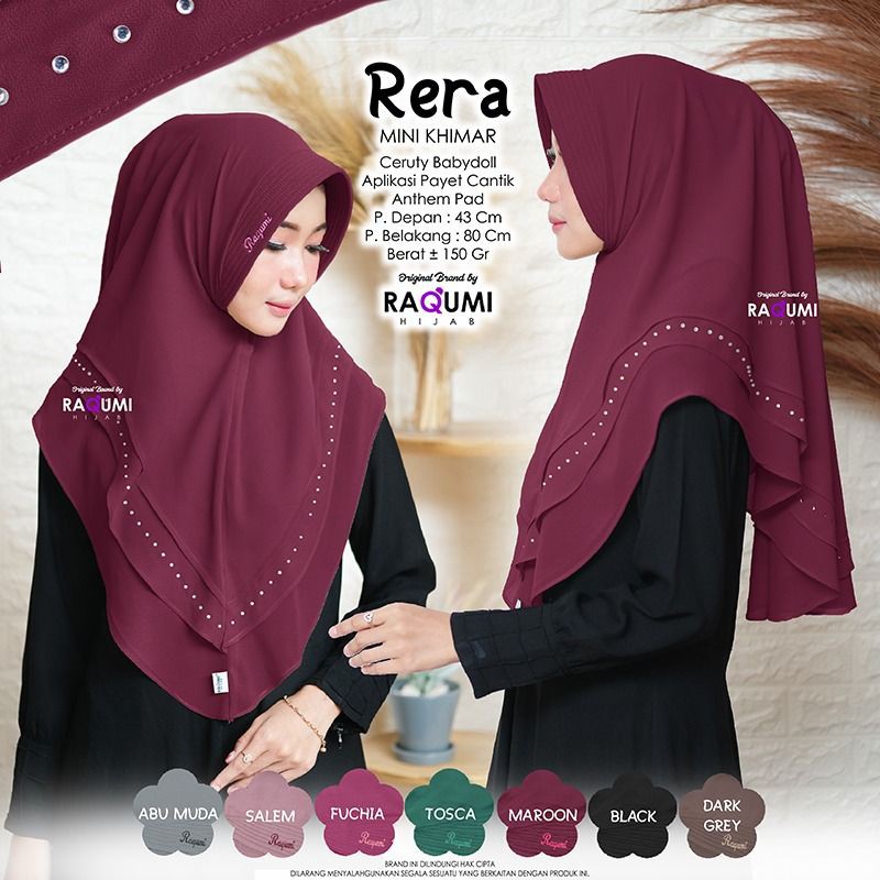 RERA MINI KHIMAR BY RAQUMI