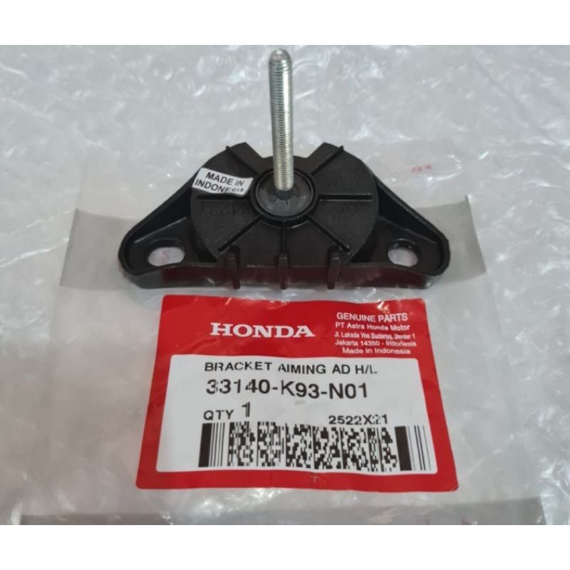 33140-K93-N01 Bracket Baut Setelan Lampu Depan Honda New Scoopy Fi eSP LED K93 Ring 12 2017 -2020