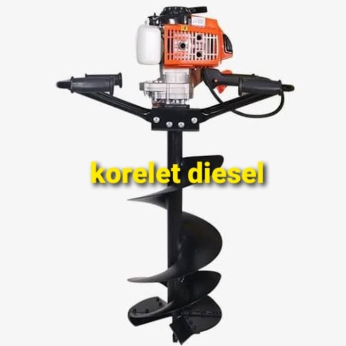 Mesin Bor tanah Biopori earth auger FIRMAN FPD62FI Mata bor 300mm 12"