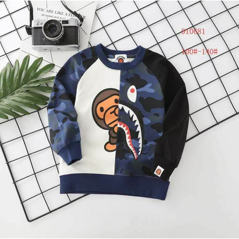 SWEATER ANAK LAKI BAPE PREMIUM ORI QUALITY BARANG IMPOR MIRROR 1:1