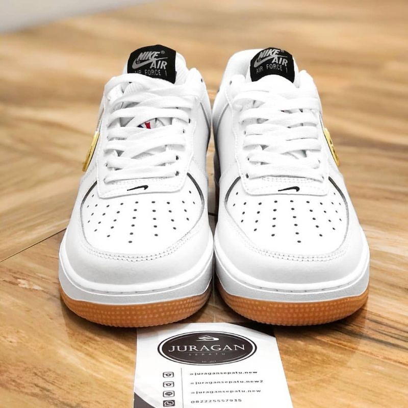 Nike Air Force 1 Low &quot;NBA&quot; White Grey Gum