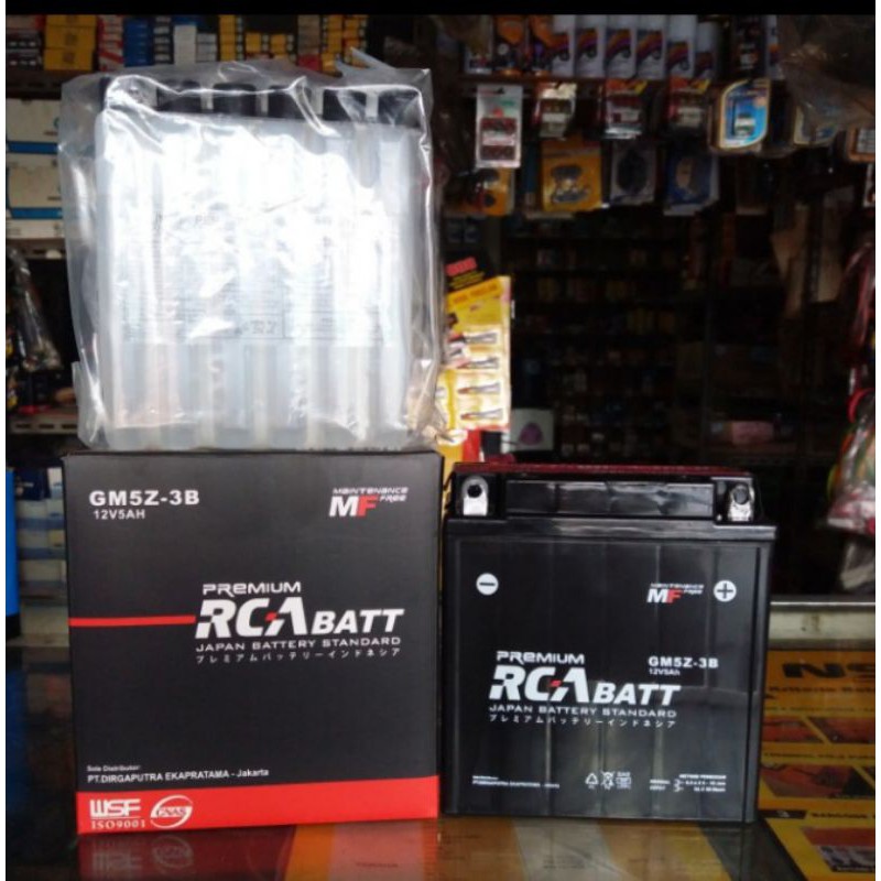 AKI KERING PREMIUM RCA BATT GM5Z-3B FOR MIO