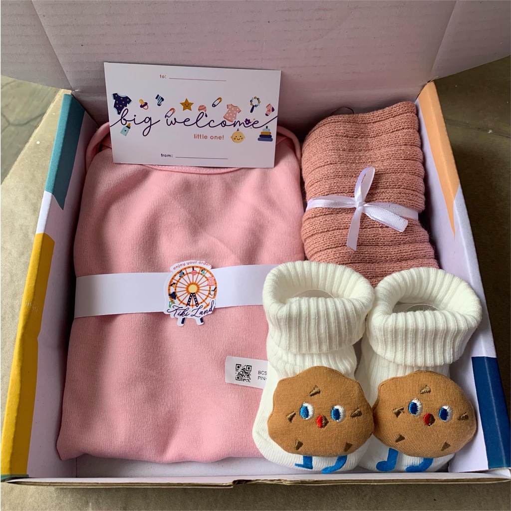TERMURAH!Hampers parsel kado lahiran PREMIUM IMPORT murah newborn baby gift set baby gift box set pakaian bayi parsel kado lahiran perempun laki laki hadiah kelahiran bayi terlaris baju bayi murah kaos kaki bayi 3D import parsel lahiran bayi lengkap-Set 10