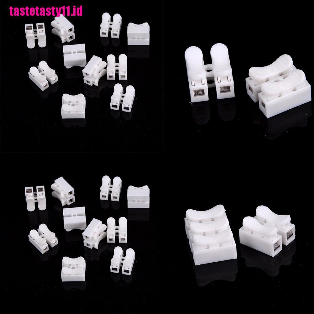 【TTID】10Pcs Electrical Cable Connectors Quick Splice Lock Wire Terminals Self L