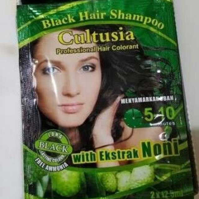 SHAMPO CULTUSIA Black Hair Shampo - Ecer