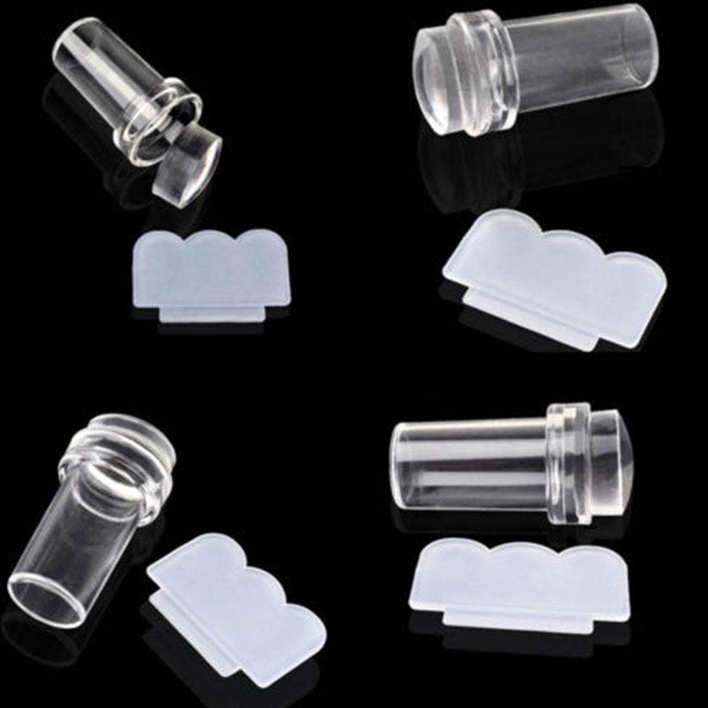 NEEDWAY Nail Stamper Gambar Piring Alat Cetak Stempel Desain Berbentuk Bunga Nail Art