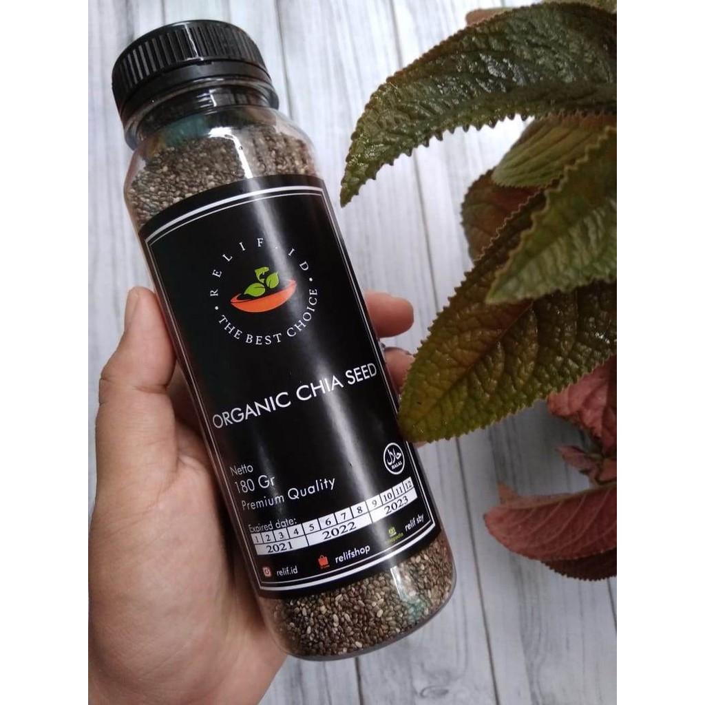 ORGANIC BLACK CHIA SEED MEXICO 180 GRAM