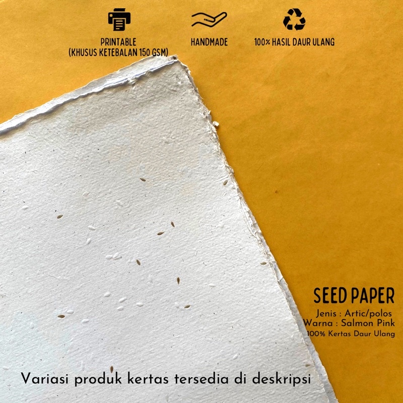 

Kertas Daur Ulang Benih