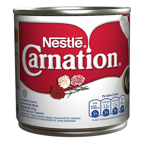 

CARNATION Krimer Susu Kental Manis Vanila Kaleng 370g - NETSLE Sweet Milk Vanilla Creamer