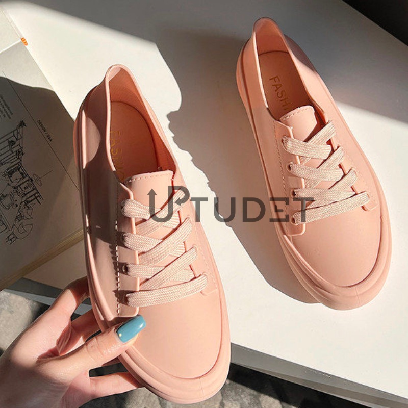 Sepatu Jelly Fashion Shoes Wanita Casual Sepatu Kets Korea 1901