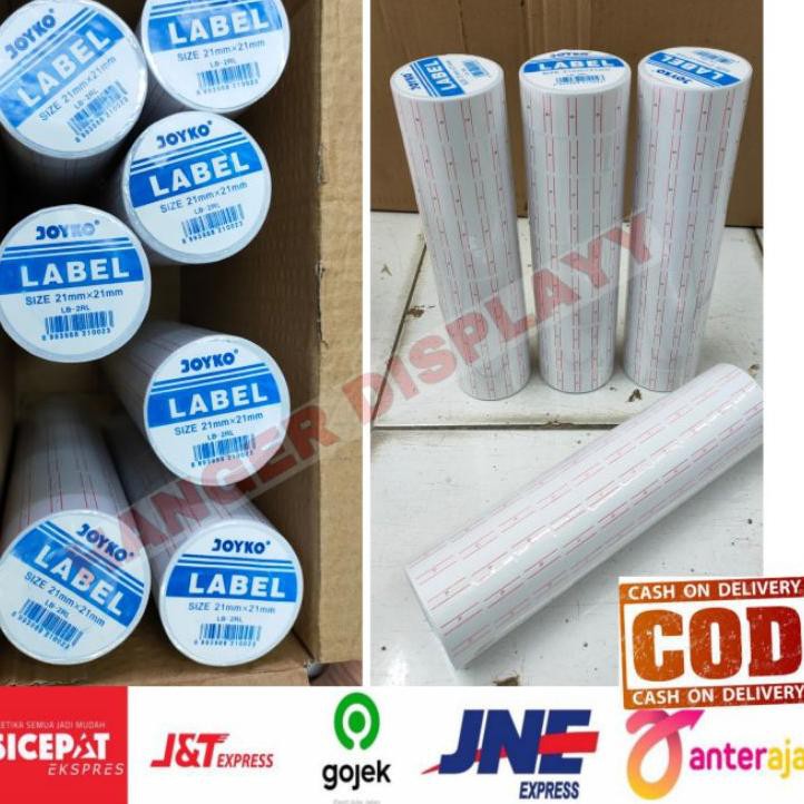 

SQY ✅ Label Joyko 1 Baris LB-2RL Biru (1 slop) SQY ❤️