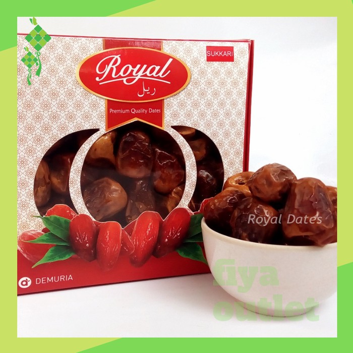 

Kurma Royal Ruthab Sukari Kurma Raja kemasan premium 500 gram