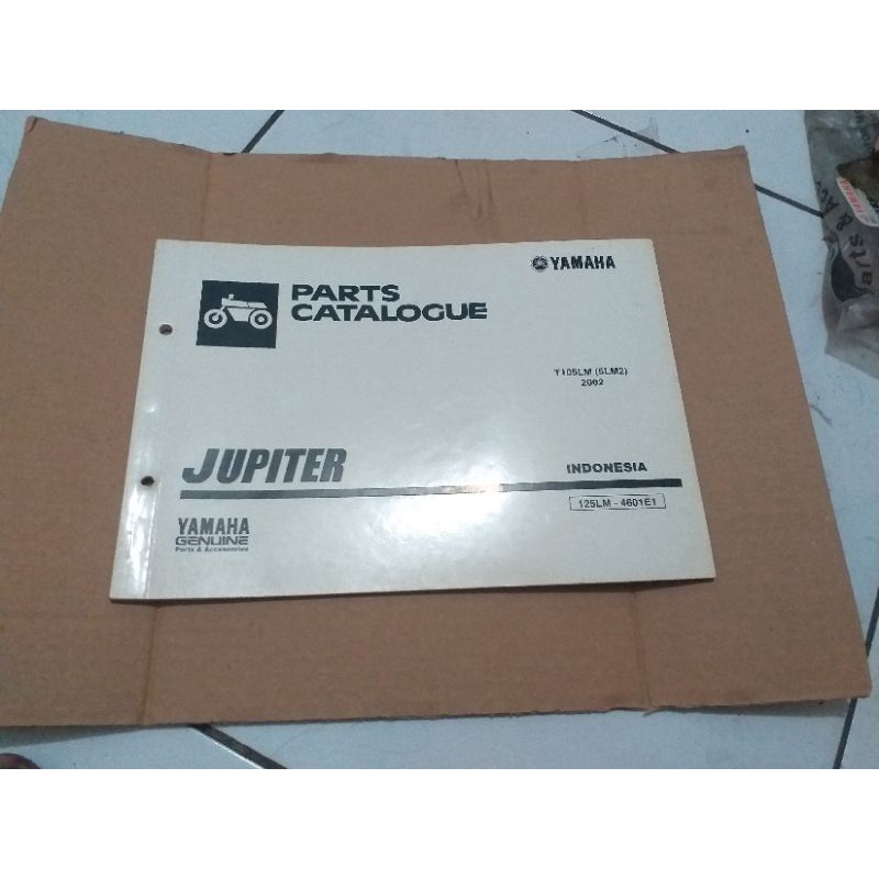 PART CATALOGUE YAMAHA JUPITER 2002